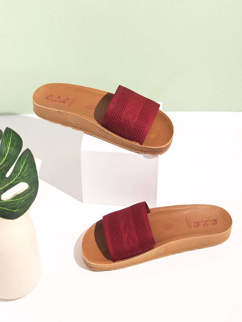 Cherry Knit sliders