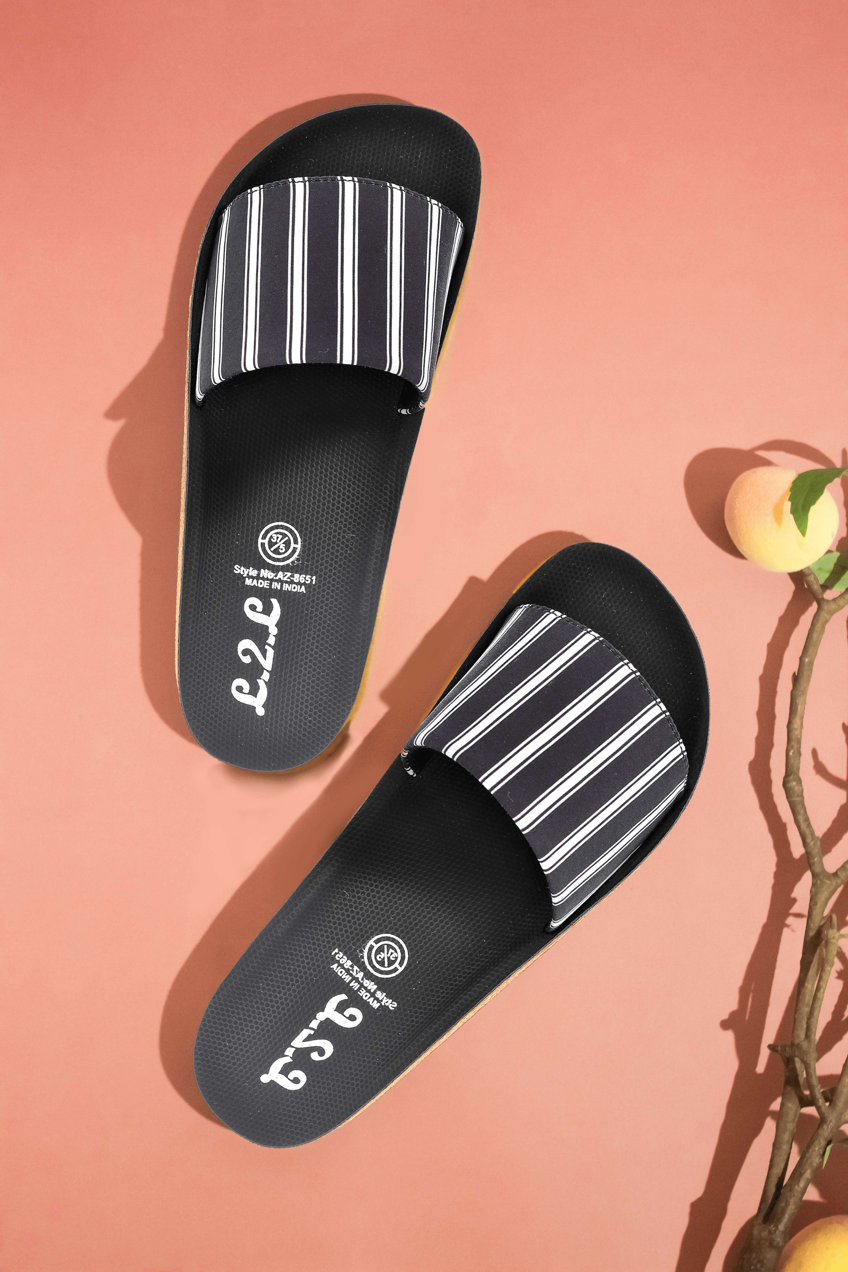 Black Stripes Sliders